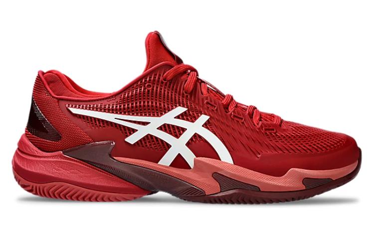 ASICS Court Ff 3 Novak Clay Cranberry White