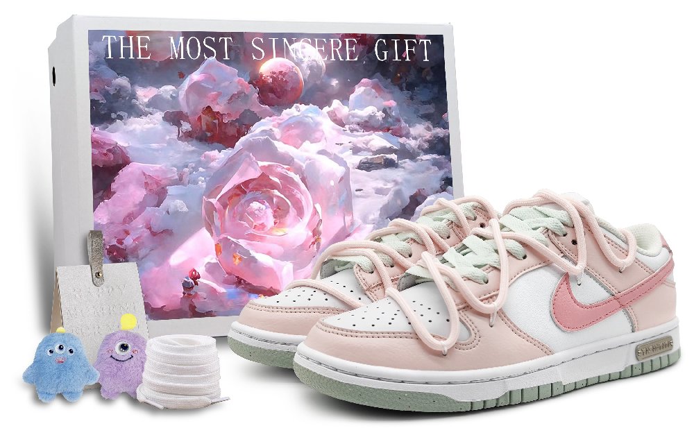 Nike Dunk Next Nature Low-Top Skateboard Shoes Women's Light Pink