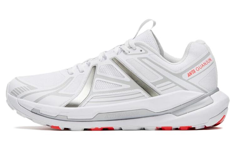Anta Cushioning Anti-Slip And Wear-Resistant Low-Top Running Shoes Men's White Gray