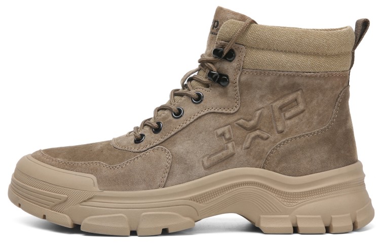 Jeep High Top Outdoor Shoes Men's Khaki