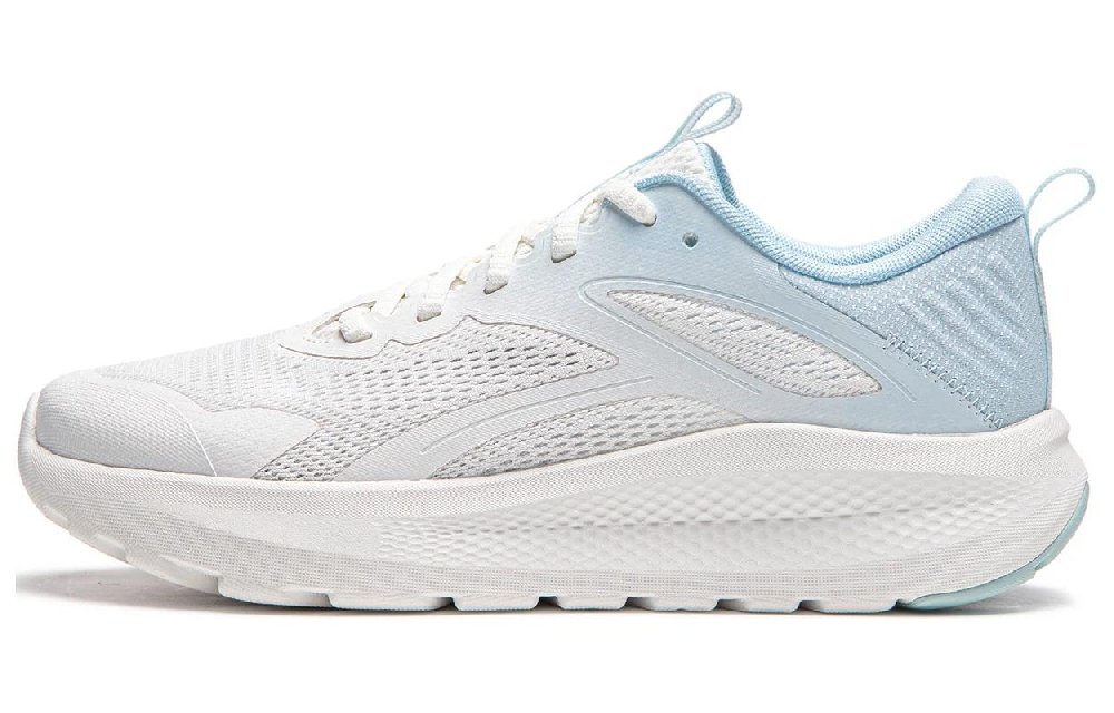 LiNing Anti-Slip Wear-Resistant Low-Top Casual Shoes Women's White Blue