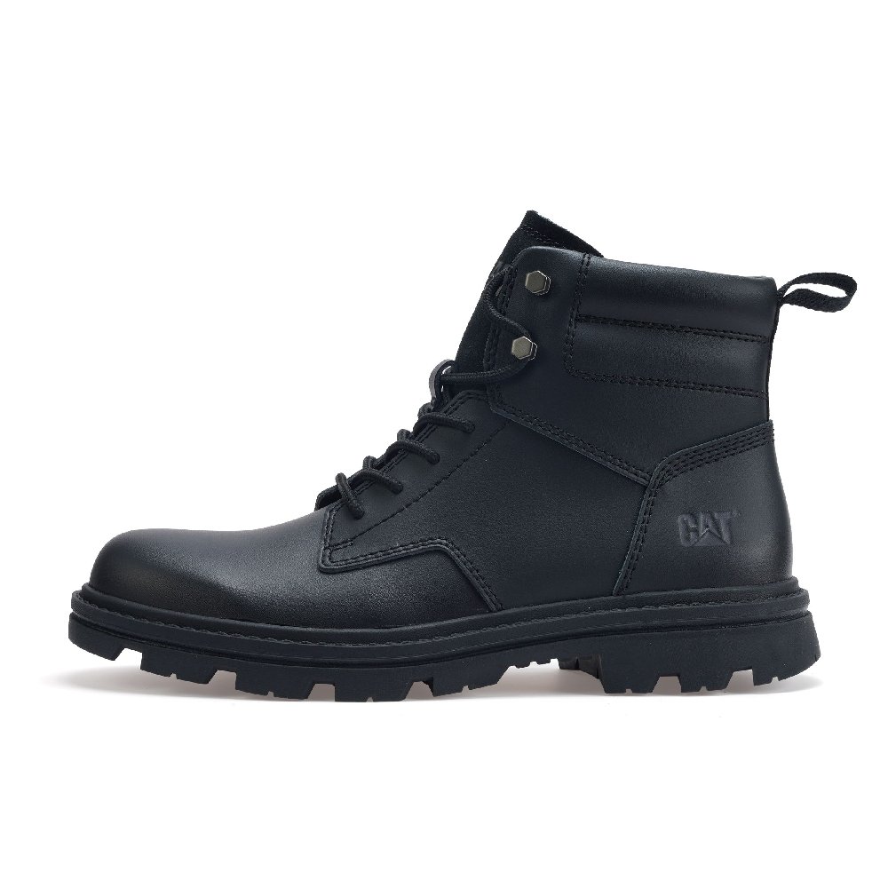 CAT Slip-Resistant Short Mid-Calf Outdoor Boots Men's Black