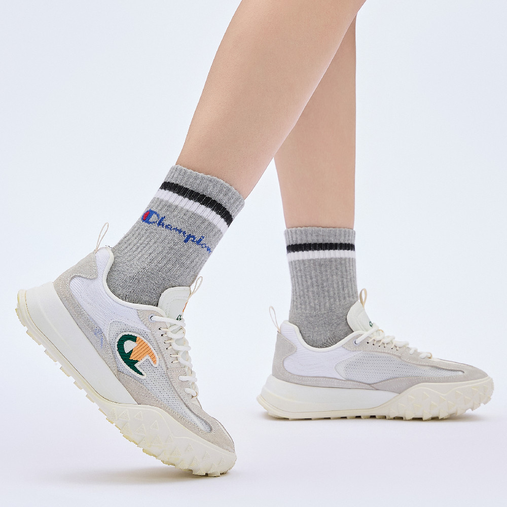 Champion Low Top Running Shoes Women's Ecru Vintage Color Block