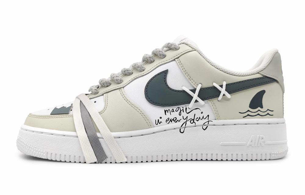 Nike Air Force 1 Low LE Low-Top Skateboard Shoes GS Beige Apricot