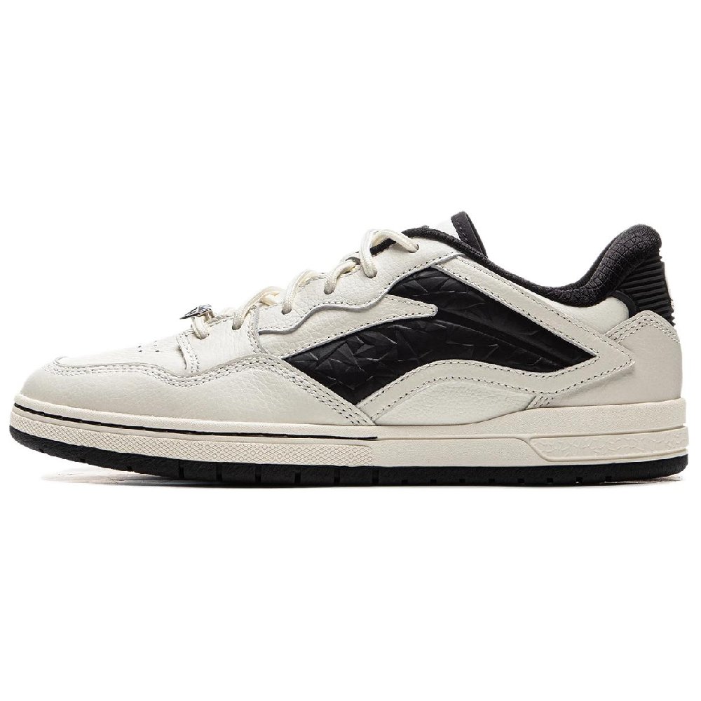 BILLIONAIRE BOYS CLUB x LiNing Abrasion Resistant Low Top Skateboard Shoes Unisex Black White