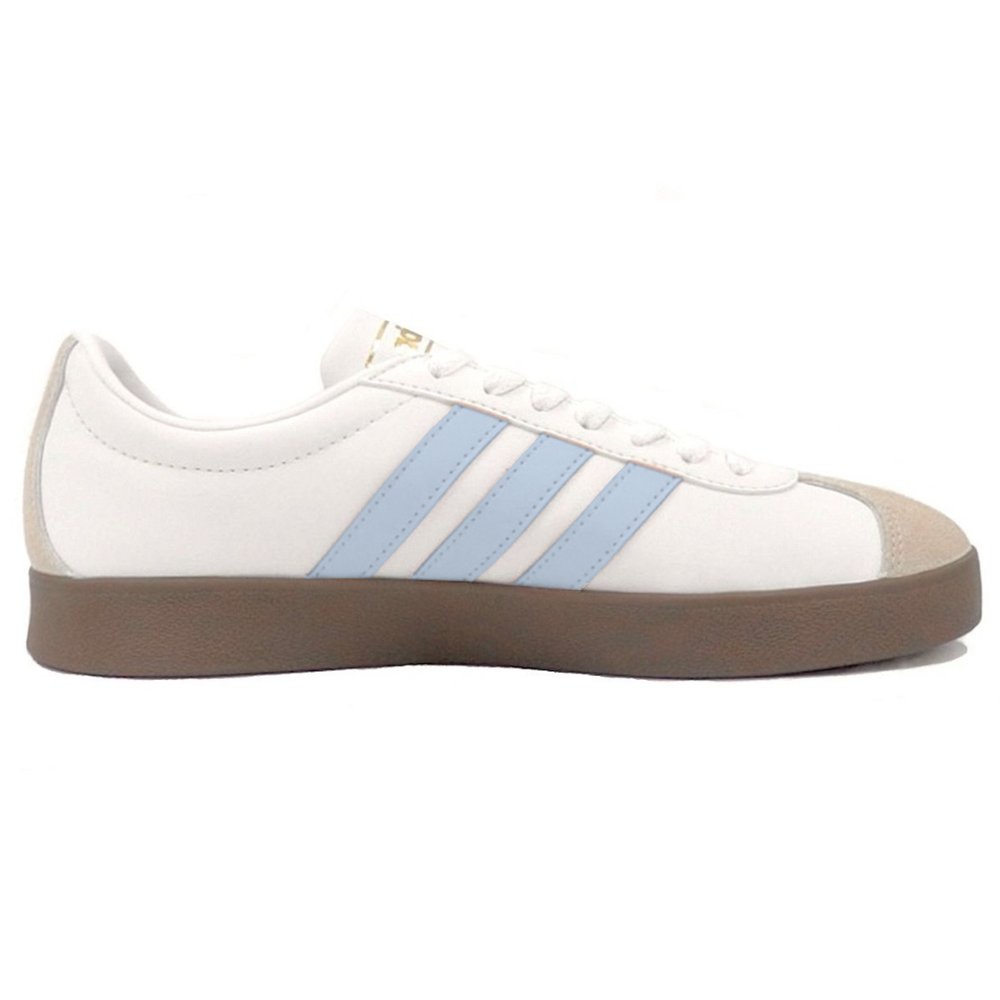 Adidas Neo VL Court 2.0 Slip Resistant Low Top Skateboard Shoes Unisex Blue White