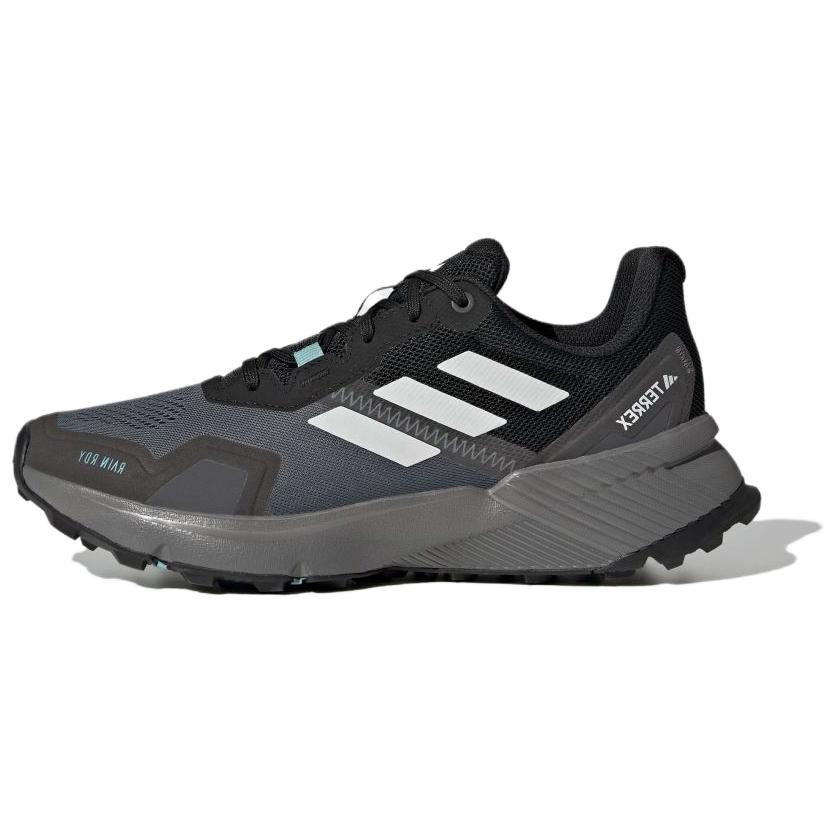 Adidas Abrasion-Resistant Low-Top Running Shoes Women's Black Gray