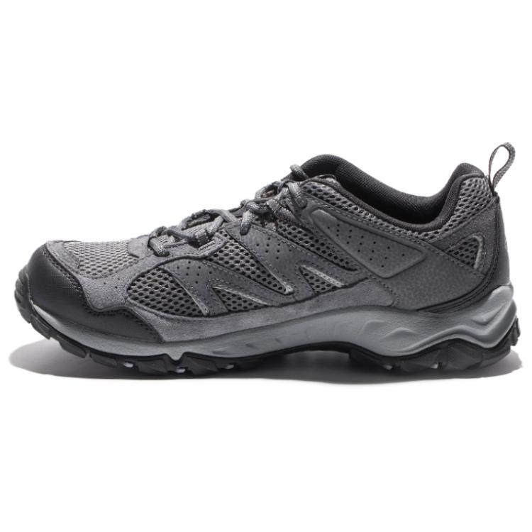 Columbia Cushioning Wear-Resistant Low-Top Trekking Shoes Men's Black Gray Color