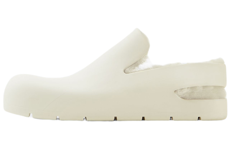 Bottega Veneta Puddle Casual Single Shoes Women's White