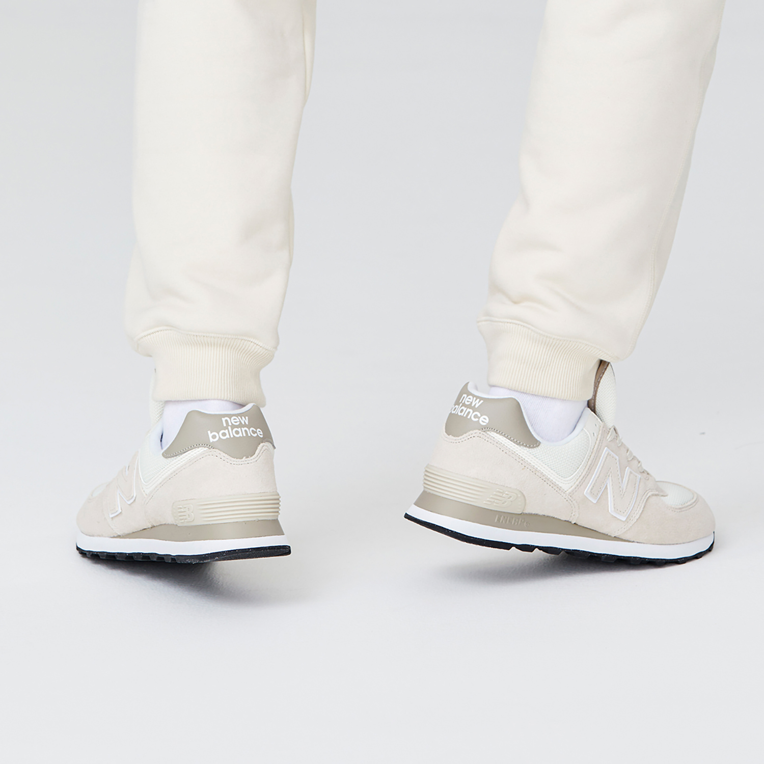 New Balance 574 Ivory Beige White