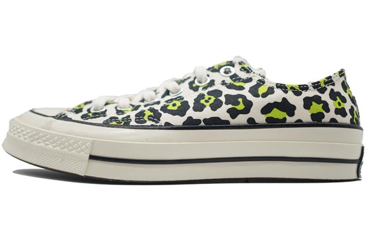 Converse Chuck Taylor All Star 70 Ox Leopard White Bold Lime Women's