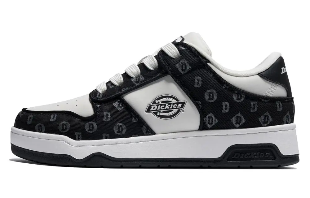 Dickies Low Top Skateboard Shoes Men's Black White
