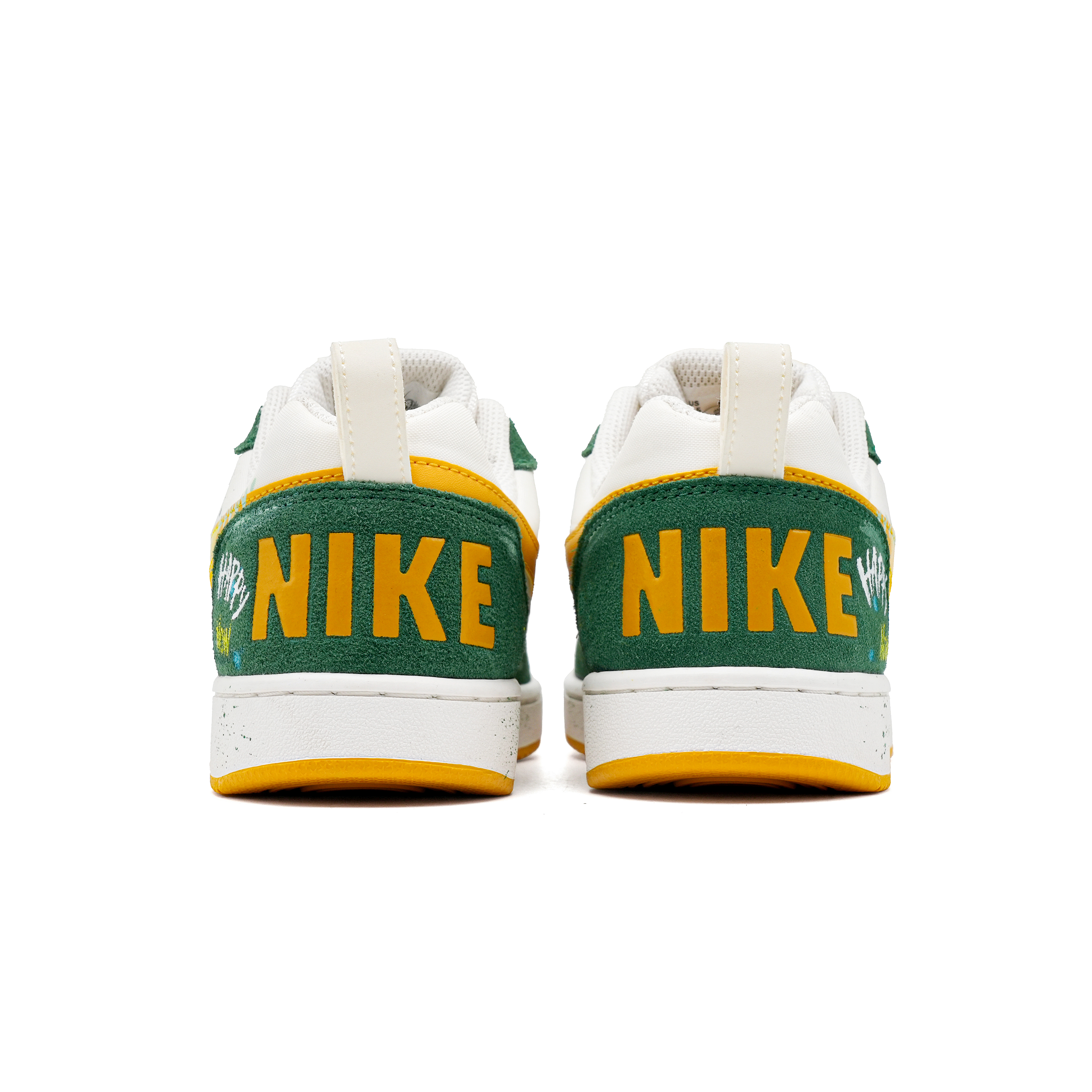 Nike Court Borough Abrasion Resistant Low Top Skateboard Shoes Unisex Yellow Green купить в интернет-магазине Yoocart с быстрой доставкой по России.