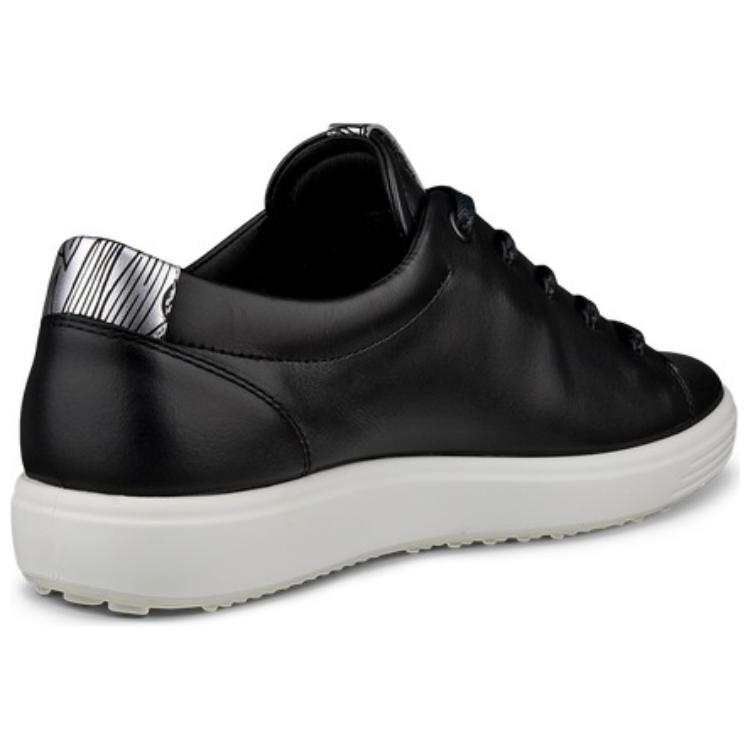Ecco Soft 7 Low Top Skateboard Shoes Women's Marine Blue