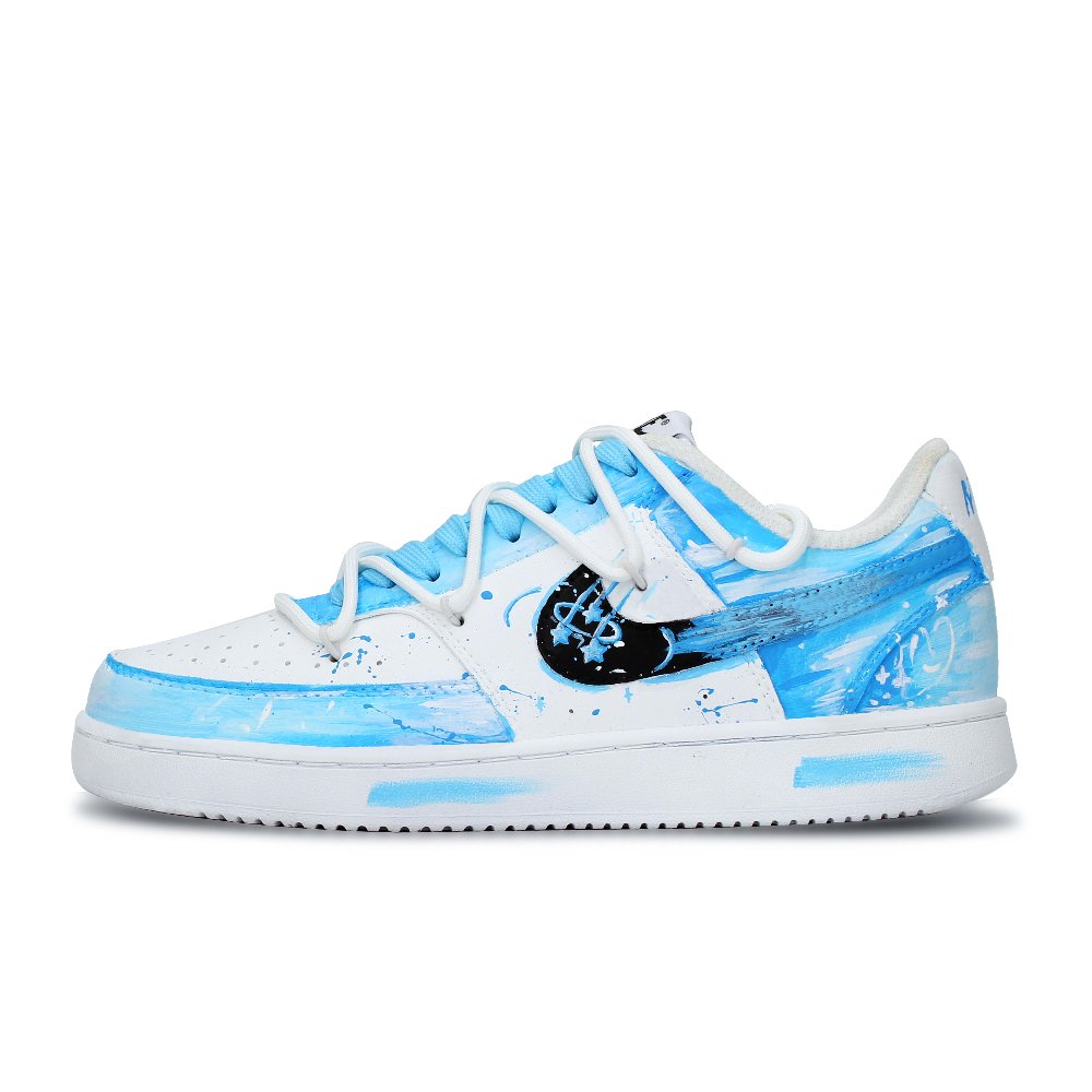 Nike Court Vision Under The Star Dome Lightweight And Breathable Low-Top Skateboard Shoes Men's Blue Black White