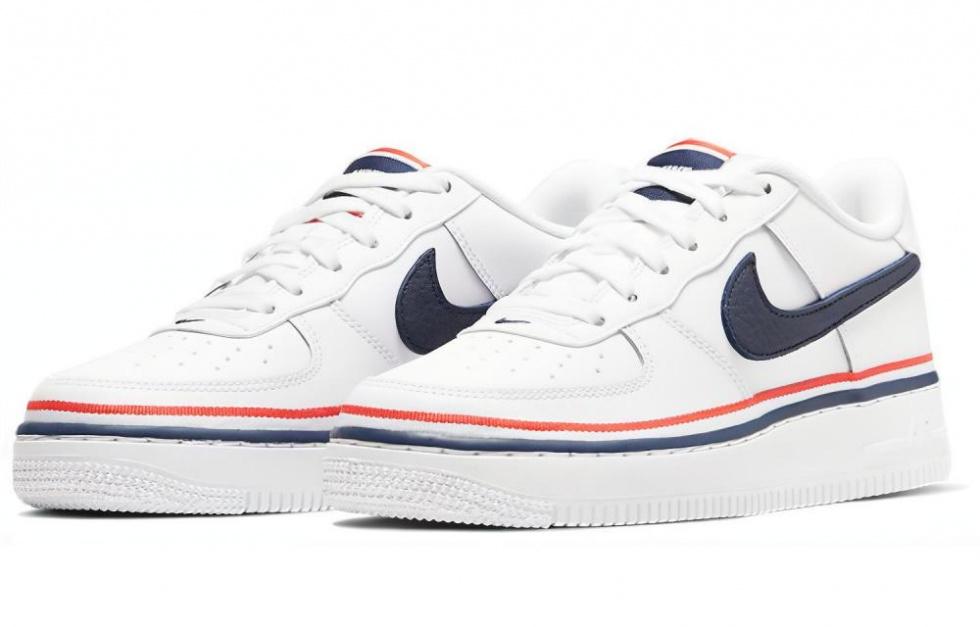 Nike Air Force 1 LV8 1 'White Concord' Gs купить в интернет-магазине Yoocart с быстрой доставкой по России.
