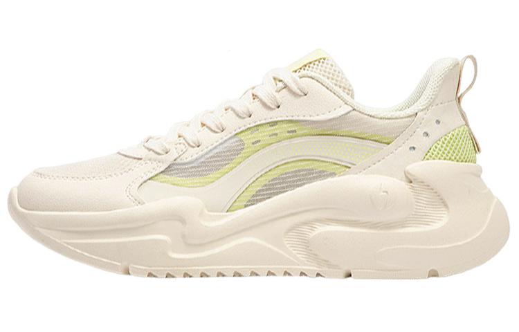 361° Yunshu Slip Resistant Low Top Chunky Sneakers Women's Beige Green