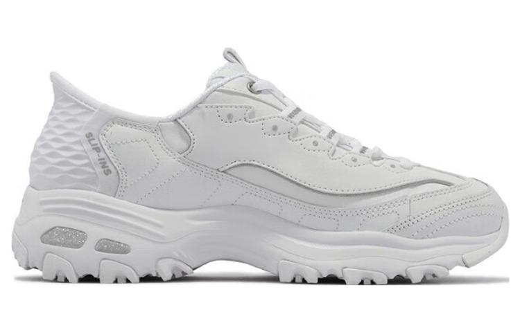 Skechers D'Lites 'White Silver' Women's