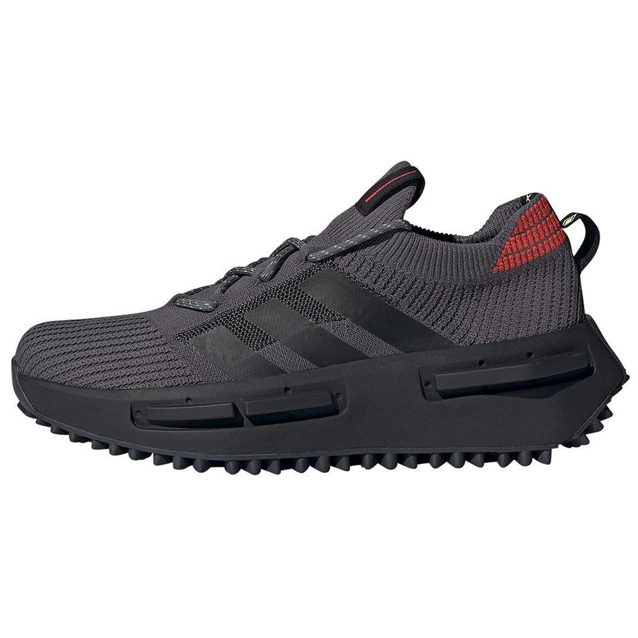 Adidas Originals NMD S1 Anti-Slip Wear-Resistant Low-Top Casual Running Shoes Unisex Black Gray