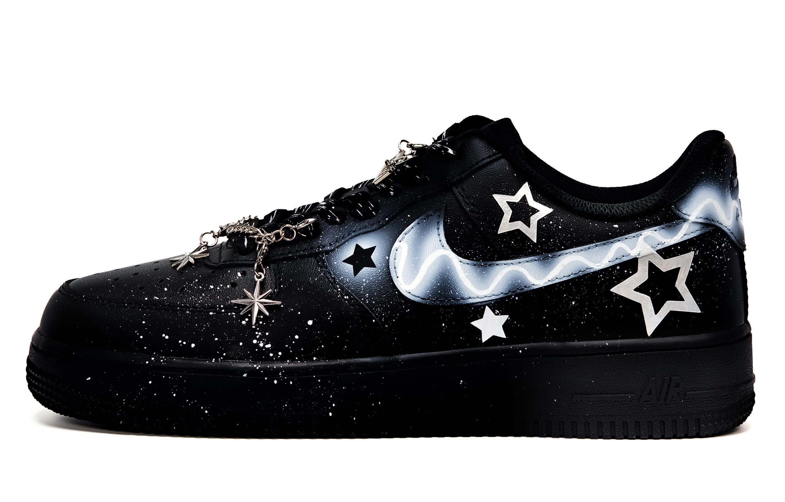 Nike Air Force 1 Low top Skateboard Shoes Unisex Black