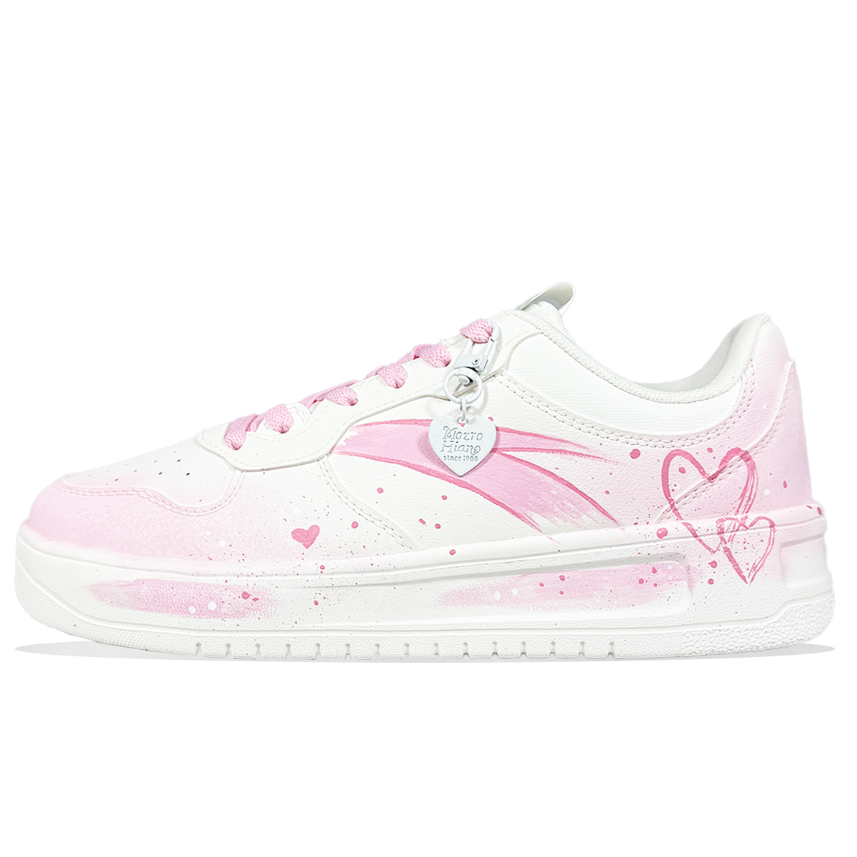 Anta Life Collection Slip Resistant Cushioning Abrasion Resistant Low Top Skateboard Shoes Women's Pink White купить в интернет-магазине Yoocart с быстрой доставкой по России.