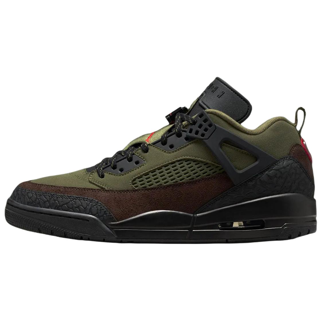 Jordan Spizike Low top Vintage Basketball Shoes Unisex Green Black
