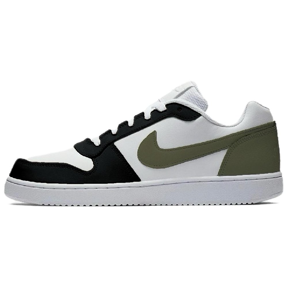 Nike EBERNON Skateboard Shoes Unisex Low Top Green/Black/White