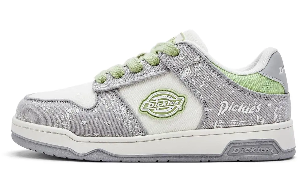 Dickies Low Top Skateboard Shoes Men's White Gray