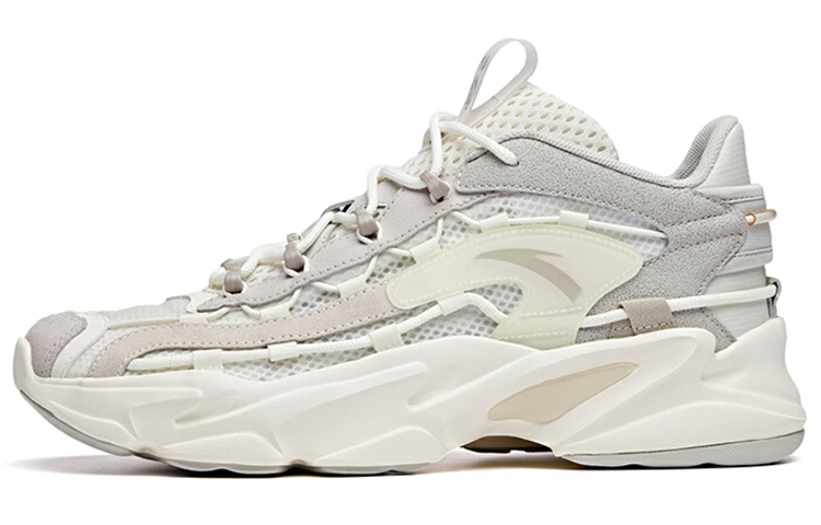 Anta Walker Slip Resistant Abrasion Resistant Low top Running Shoes Gray