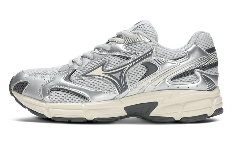Mizuno Speed 2K Cushioning Abrasion Resistant Breathable Low Top Long Distance Running Shoes Unisex Silver Gray