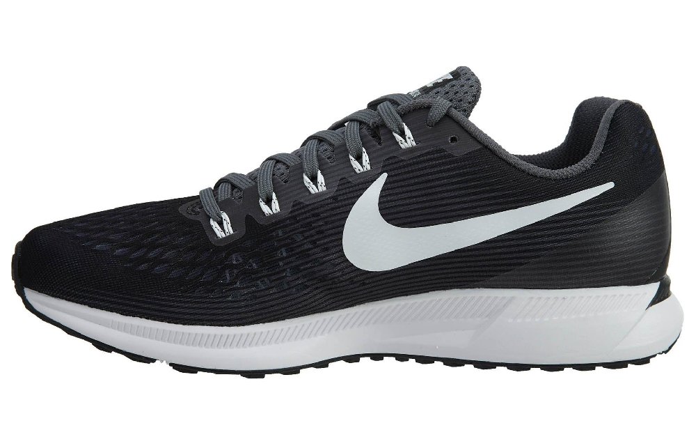 Nike Pegasus 34 Anti Slip Wear Resistant Low Top Running Shoes Men's Gray White