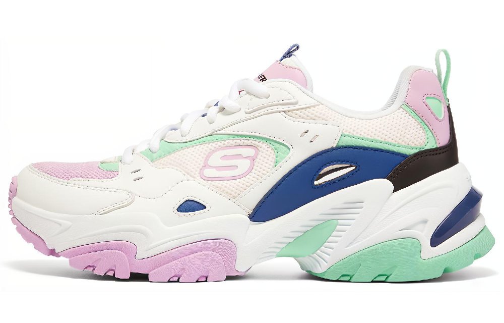 Skechers Stamina V2 Low Top Chunky Sneakers Women's Multicolor