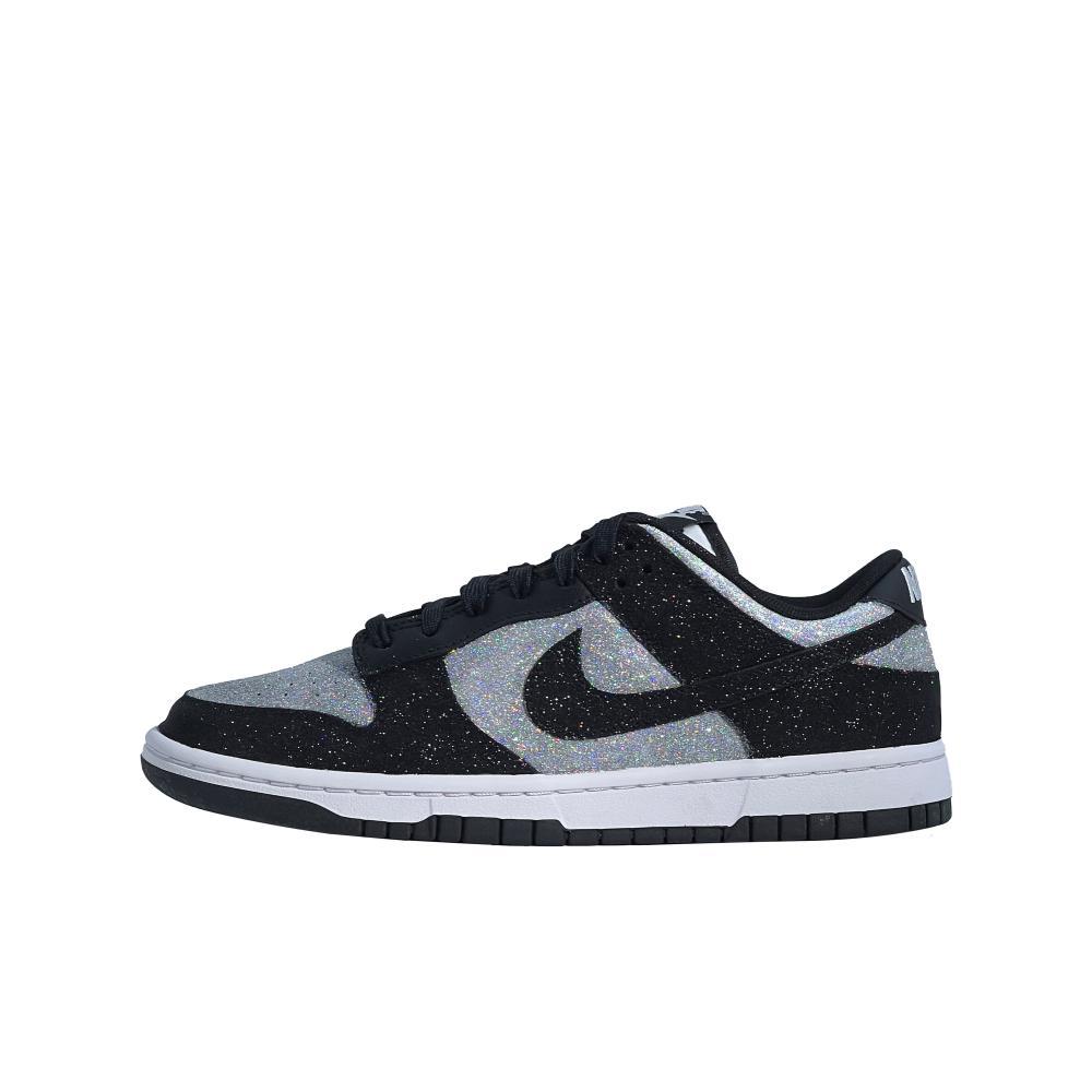 Nike Dunk Lightweight Breathable Height Increasing Low Top Skateboard Shoes Unisex Black Laser