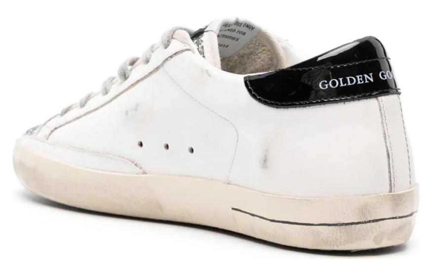 Golden Goose Super Star White Black Silver Glitter Women's купить в интернет-магазине Yoocart с быстрой доставкой по России.