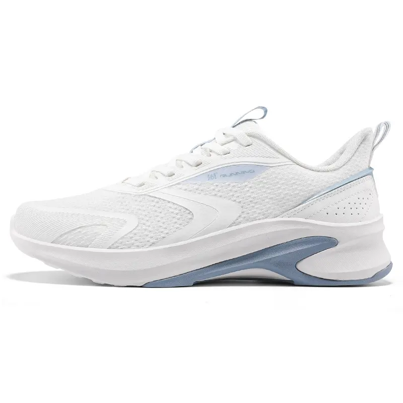 361° Anti Slip Wear Resistant Low Top Casual Running Shoes Men's White Blue