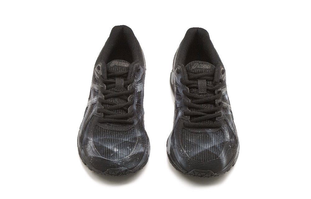 Asics Jog 100 2 Anti-Slip Wear-Resistant Low-Top Casual Running Shoes Unisex Cement Gray Black