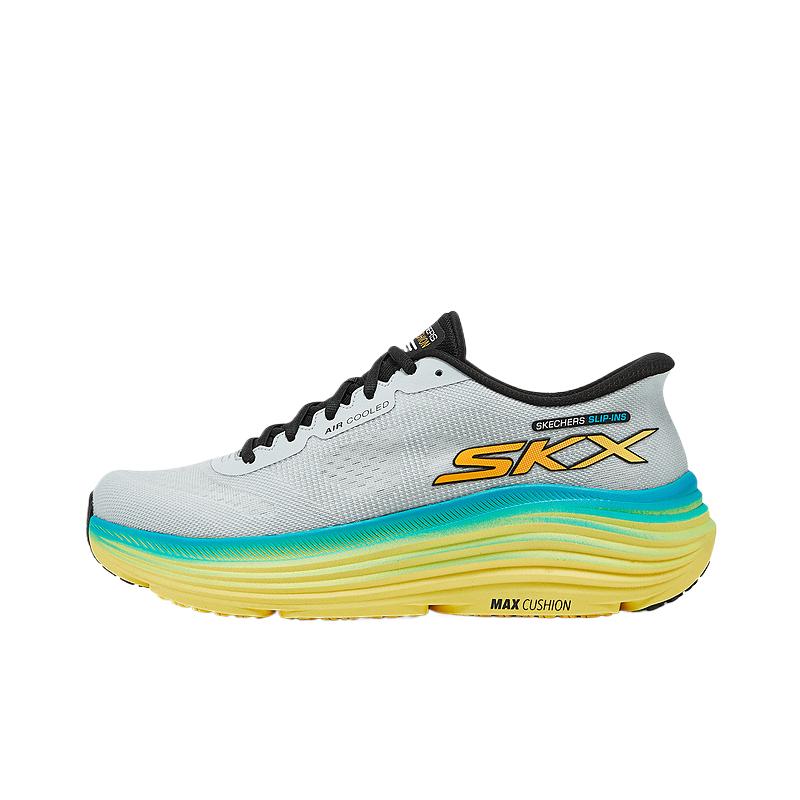 Skechers MEN'S GO Low Top Running Shoes Men's Gray Blue купить в интернет-магазине Yoocart с быстрой доставкой по России.