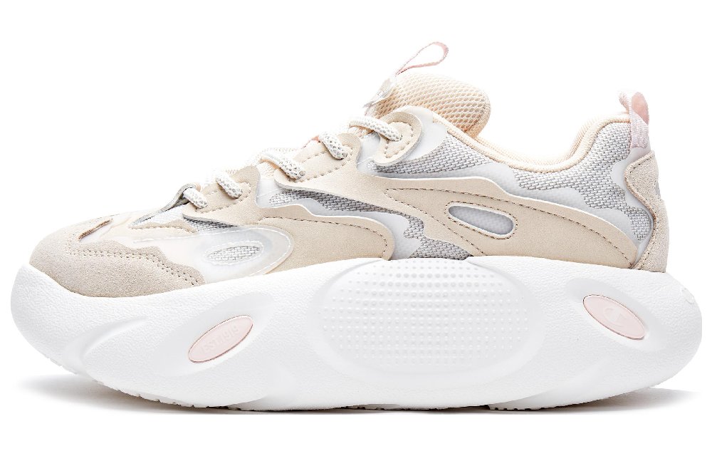 Champion Anti Slip Wear Resistant Low Top Chunky Sneakers Women's Khaki