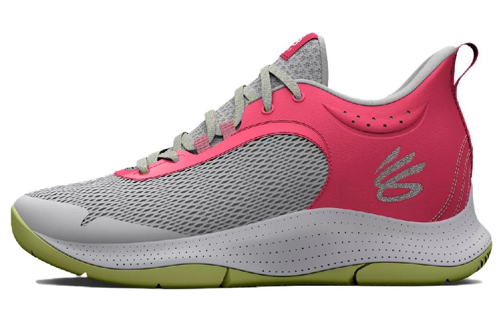 Under Armour Curry 3Z6 'Grey Mist Pink Shock'