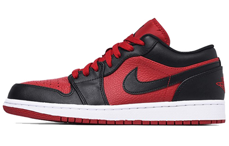 JORDAN 1 Low Black Gym Red