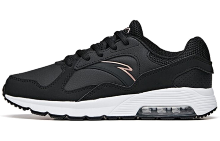 Anta Variety Training Collection Cushioning Breathable Low-Top Training Shoes Women's Black White Gold