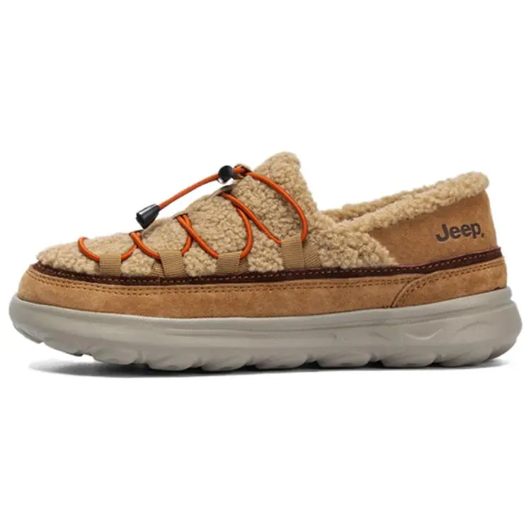 Jeep Abrasion Resistant Thermal Low top Casual Shoes Women's Brown