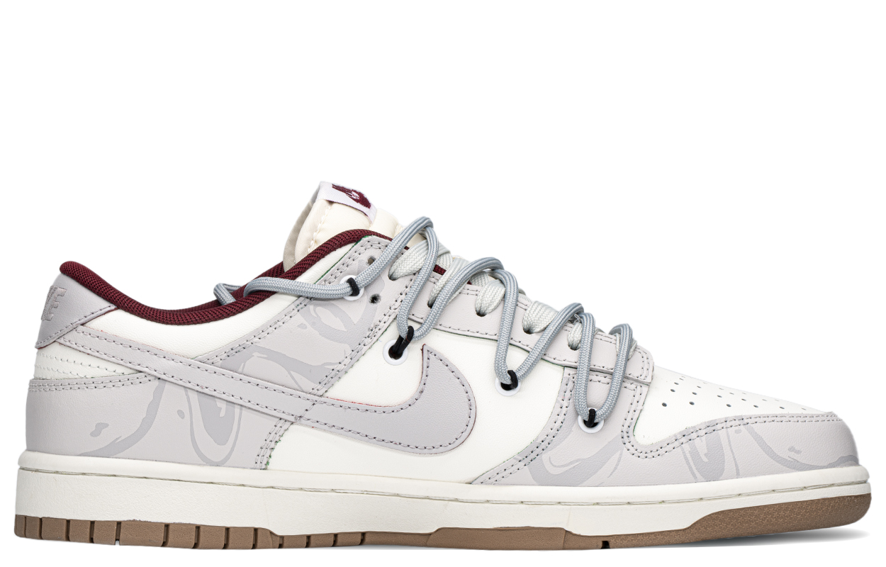 Nike Dunk Slip Resistant, Abrasion Resistant, Lightweight, Height Increasing Low top Skateboard Shoes Men's White Gray купить в интернет-магазине Yoocart с быстрой доставкой по России.