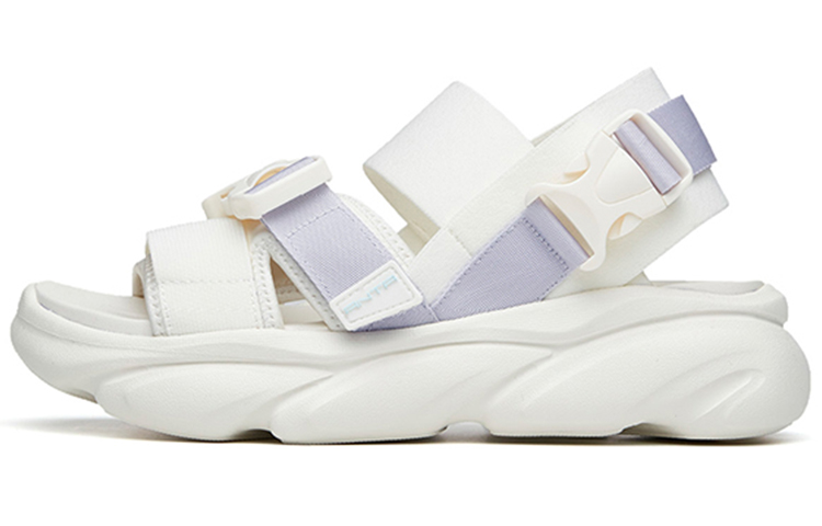 Anta Beach Sandals Women's White Purple
