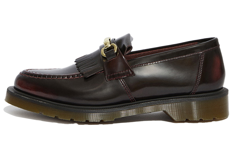 Dr. Martens Adrian Snaffle Loafer 'Cherry Red Arcadia' Women's