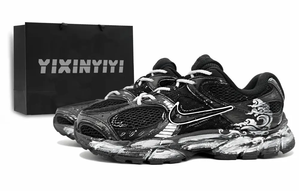 Nike V5 RNR Abrasion Resistant Breathable Low top Casual Running Shoes Women's Black