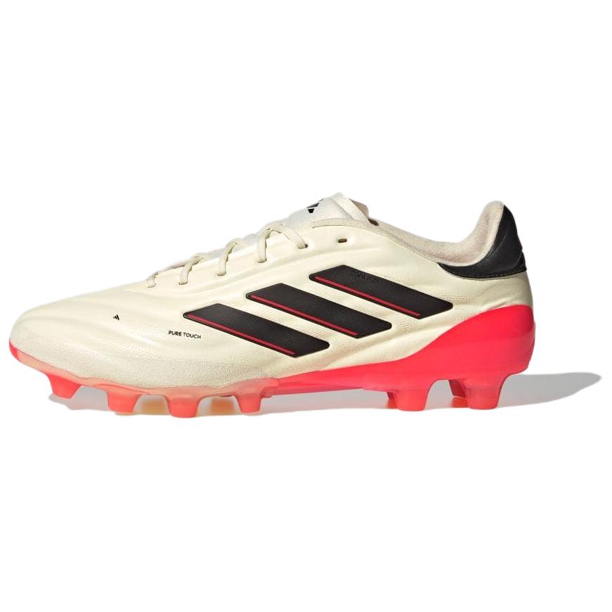 Adidas COPA PURE 2 Soccer Shoes Men's Low Top Beige/Pink/Black