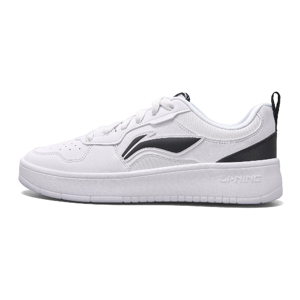 LiNing Early Cloud Lightweight Breathable Height Increasing Low top Skateboard Shoes Men's Standard White
