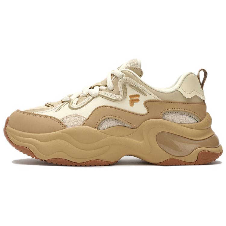 FILA FUSION Bubble Platform Sneakers 'White Tan' Women's