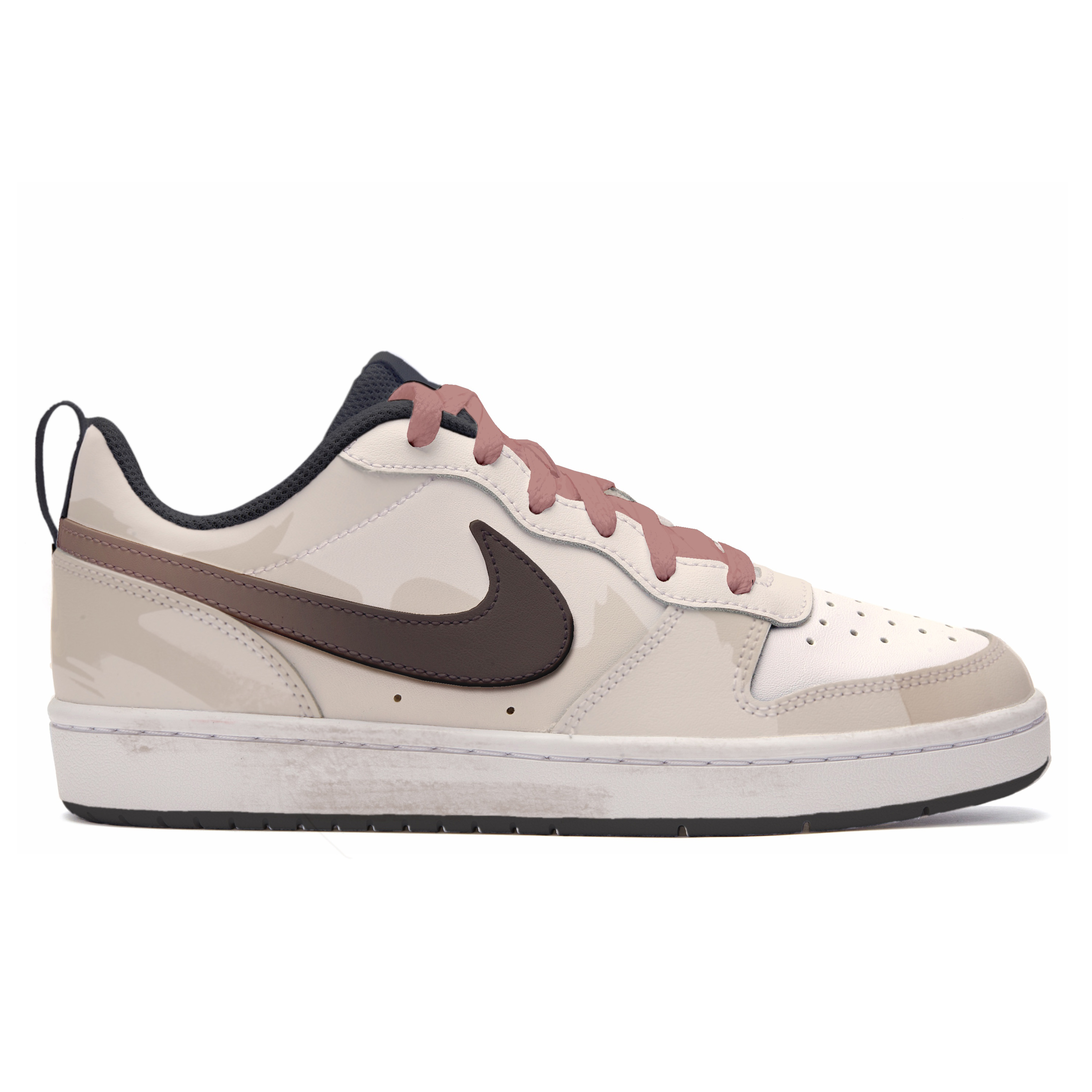 Nike Court Borough Skateboard Shoes Women's Low-Top Black/Brown купить в интернет-магазине Yoocart с быстрой доставкой по России.